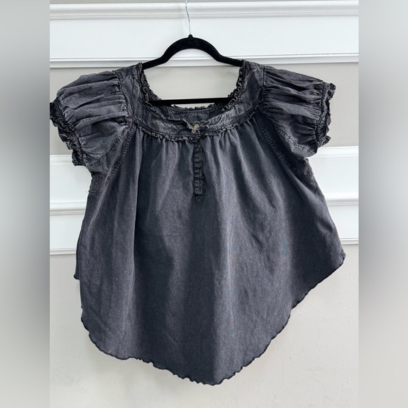 NWT We the Free Muse Tunic - Washed Black Color - Picture 5 of 7